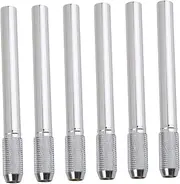 TEHAUX Stainless Steel Pencil Extender 6pcs/package Pencil Lengthener for Artists Students