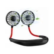 HANDS FREE PORTABLE NECK FAN-RECHARGEABLE MINI USB PERSONAL FAN BATTERY OPERATED