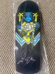 MADRID Skateboard Mike Smith signed 80s deck Glow in the dark limited