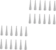 Anneome 32pcs Stainless Steel Croissant and Cannoli Molds Large Conical Pastry Roll Horn Tools for Baking and Easy to Clean and Desserts