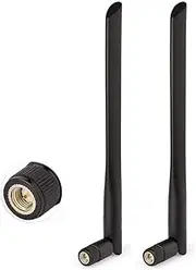 Bingfu 4G LTE 7dBi SMA Male Antenna (2-Pack) for Huawei Netgear 4G LTE Router Gateway Trail Camera
