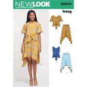 New Look Sewing Pattern 6609 N6609 Misses' 2-Piece Dress
