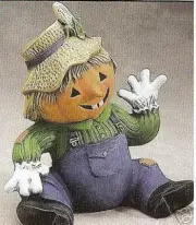 Ceramic Bisque ~~Ready to Paint~~"Baby Scarecrow" electric included