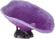 FOMIYES Simulated Coral Landscaping Fish Tank Decor Aquarium Decor Betta Fish Tank Accessories Coral Decoration Artificial Coral Turtle Accessories Fish Decor Shell Turtle Tank Resin