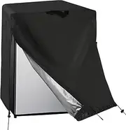 Refrigerator Cover | Waterproof Fridge Dust Cover Protector,Home Appliance Wrap with Adjustable Drawstring and Zipper for All-Season Cold Room Upright Freezer