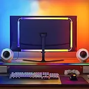 EqiEch RGB Backlight for Monitor,LED Strip Light for 32 Inches Monitor,Sync with Screen Color, Backlight Strip Light,Gaming Room Decoration,LED Gaming Lights,APP Control,USB Powered (32 Inches)