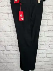 New HUGO BOSS Mens Black SLIM FIT Business Casual Dress Pants/Slacks 34x27