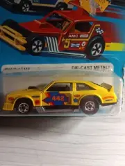 Vintage 1979 Hot Wheels Flat Out 442 Yellow Blackwall Hong Kong