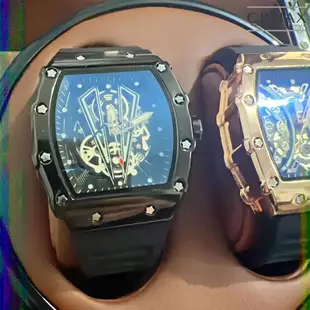 【CPMAX 】瑞士手錶酒桶形手錶 手錶男生 非機械錶 鏤空運動 大錶面手錶 電子錶 酒桶錶 男錶 生日禮物【SW13】