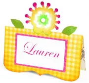 Sizzix Bigz Place Card with Flower die #658007 MSRP $19.99 designer Dena Designs