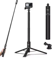 59In Invisible Selfie Stick Tripod for Insta360 X4/GO 3/X3/ONE RS/ONE X2/ONE DJI