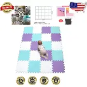 Thick EVA Foam Interlocking Play Mat - Safe & Non-Toxic for Kids' Playrooms