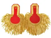 Staff Officers Epaulettes Epaulets INFANTRY ARTILLERY Imperial Russian Army GOLD
