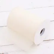 Threadart Mega Roll Tulle Fabric - 6"x100yd Decorations & Wedding - Ivory