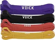 VEICK Resistance Bands for Working Out, Exercise and Pull Up Assistance, Long Heavy Stretch Set for Men and Women, Power Weight Gym at Home Fitness Equipment