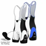 FDX Mens Pro Cycling Bib Shorts Coolmax Padding Outdoor Cycle Gear Pants Shorts