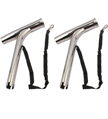 2 PACK Boat Rod Holder Outrigger for Fishing Marine 316 Stainless Steel Polished