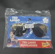 Brand New Aviator Brown & Gold Ted Lasso Sunglasses Sun-Stache