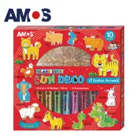 在飛比找momo購物網優惠-【AMOS 阿摩司】韓國原裝 10色生肖主題壓克力模型板DI