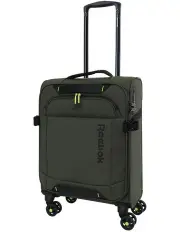 [Reebok] Pro 54cm Cabin Leather Film Soft Shell Case in Khaki