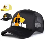 Embroidered Pentagram Baseball Cap Adjustable Sun Hat For Spring / Summer