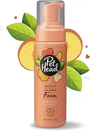 Pet Head Dog Grooming Deodoriser Foam, Quick Fix Foam, for A Simple Dry, Waterless Shampoo for All Dogs