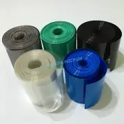 85mm wide PVC heat shrinkable tubings Φ54mm Diameter shrink tube battery wrap 2M