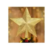 Glitter Christmas Star Tree Topper for Holiday Decorations