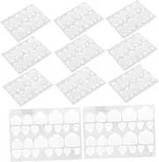 SHERCHPRY 20Sheets Double Sided Nail Adhesive Tabs Invisible Nail Stickers for Press Nails Strong Adhesive for Nail Art and Professional Use