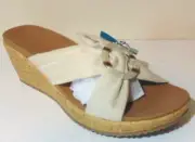 SKECHERS CALI LUX FOAM WOMENS 119327 CORK SLIDE SANDALS SPRING SUMMER SHOES~10