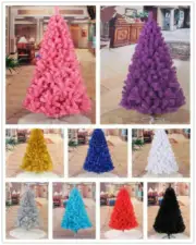 3ft4ft 5ft 6ft 7ft Christmas Tree Undecorated Pink Purple Blue Gold Silver Black