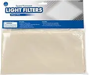 Educational Insights Mini Light Filters Whisper White, 2’ x 2’ 4-Pack, Square Fluorescent Light Covers, Easy Install for Office, Hospitals, Home & Classroom Must Haves