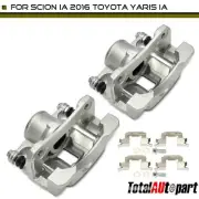 Brake Caliper for Scion iA 2016 Toyota Yaris iA 17 Front Driver & Passenger Side (for: Toyota)
