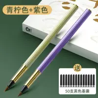 在飛比找樂天市場購物網優惠-鋼筆式毛筆 抄經筆 軟頭筆 小楷新款鋼筆式毛筆書法專用狼毫兼
