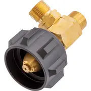 Gasmate LCC27 to Twin 3/8" BSPP LH Adaptor