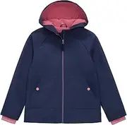 [Rokka&Rolla] Girls' Water-Resistant Fleece Lined Windbreaker Ripstop Transitional Jacket