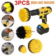 3PCS Drill Brush Electric Attachment Set Power Scrubber Cleaning Carpet Cleaners
