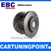 EBC Brake Discs Rear Turbo Groove for Mini Coupe R58 GD1490 (for: Mini)