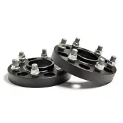 Pair Hub Centric 1inch Wheel Spacers 6x114.3 for Nissan Navara D40 D23 2005-2019