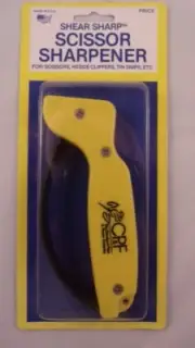 Shear Sharp Gloss Tungston Carbide Scissor Sharpener Hedge Clippers & Tin Snips
