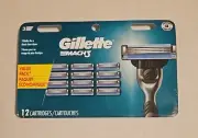 Gillette Mach 3 Razor Blade Refill Cartridges 12 Count