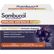 Sambucol Black Elderberry Immune Defence Forte Hard Capsules 30 pack