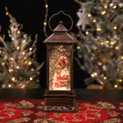 Christmas Led Light Santa Decoration Water Ball Globe Snow Glitter Confetti Lamp