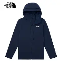 在飛比找Yahoo奇摩購物中心優惠-【The North Face 官方旗艦】北面男款海軍藍防風