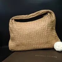 在飛比找PopChill優惠-[二手] Bottega Veneta BV 奶茶色 全皮經