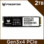 ACER PREDATOR GM3500 2TB M.2 2280 PCIE GEN3X4 SSD固態硬碟