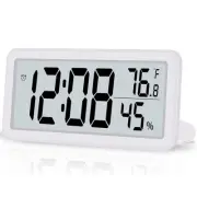 Digital Alarm Clock,Desk Clock,Battery Operated LCD Electronic Clock5467