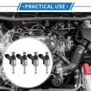Fuel Injector No.13537591623 for Mini Cooper 2010-2015 1.6T Black 4 Pcs