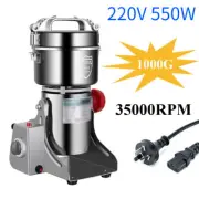Electric Dry Food Grinder Machine Grains Spices Herb Mill Cereal Grinding 1000G