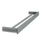 The Gabe 600/800mm Double Towel Rail Brushed Nickel